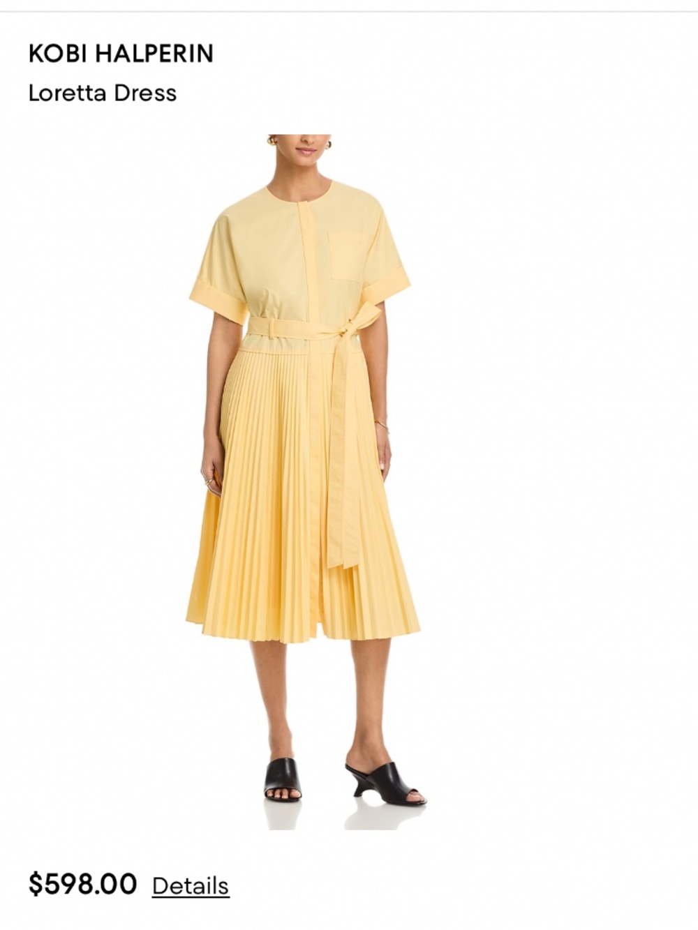 NWT KOBI HALPERIN Loretta Dress